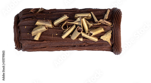 a festive Christmas yuletide swiss roll