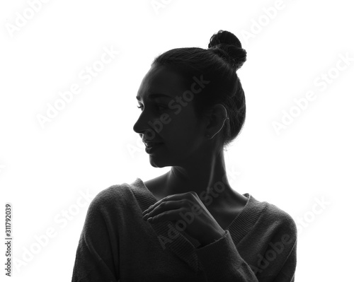 Silhouette of beautiful you...