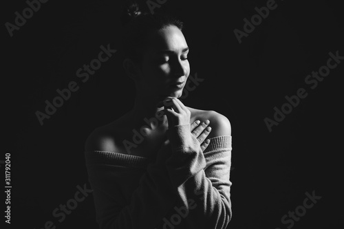 Silhouette of beautiful you...