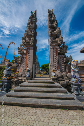 A beautiful view of temple in Bali, Indonesia.