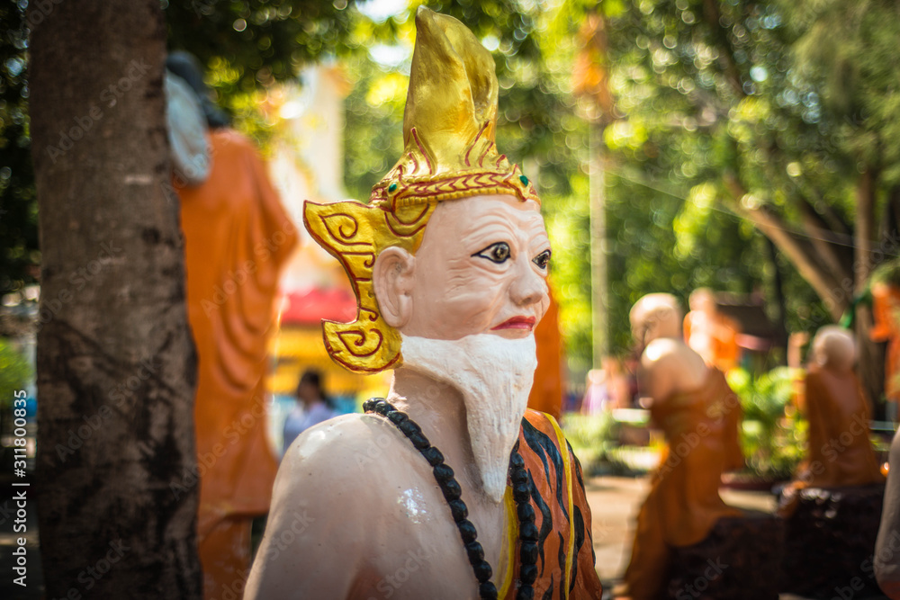 A beautiful view of Wat Muang temple in Ang Thong, Thailand. A beautiful view of Wat Muang temple in Ang Thong, Thailand.