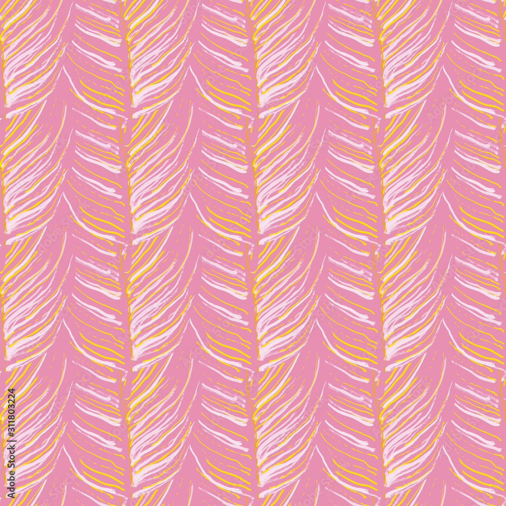 Tropical Leaf. Modern Motif. Jungle Print. Foliage Tropical Leaf. Modern Motif. Jungle Print. Foliage