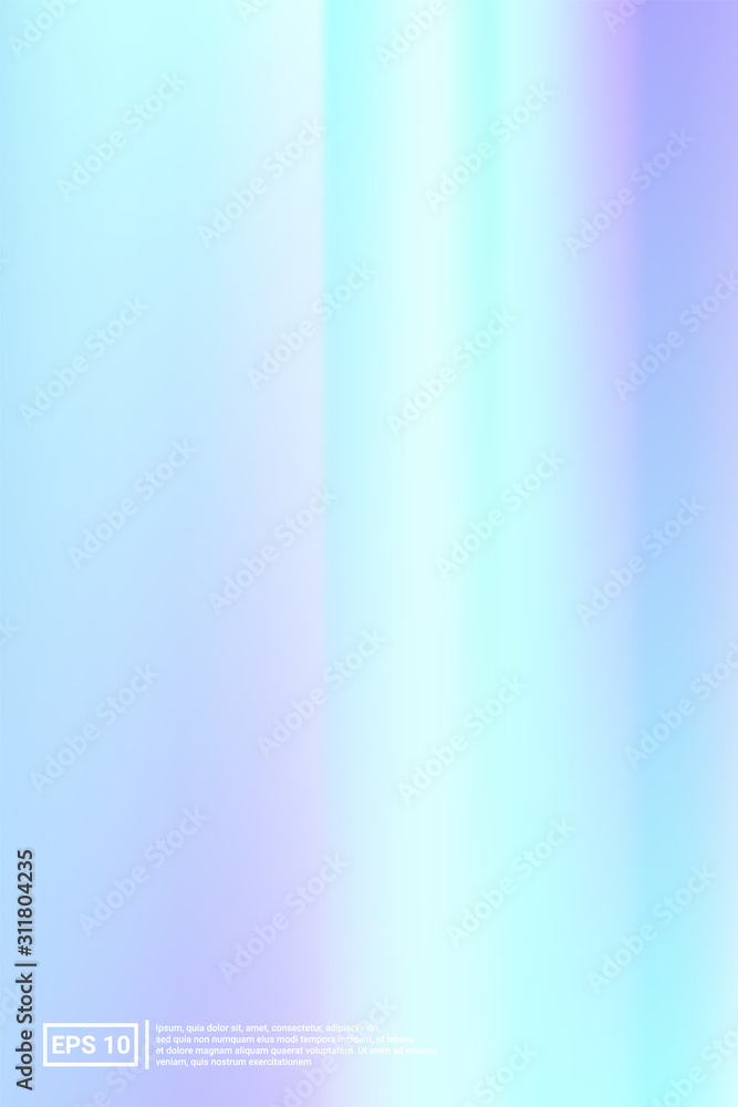 Fototapeta premium Holographic, Blur, Foil Hologram. Pastel Color. 