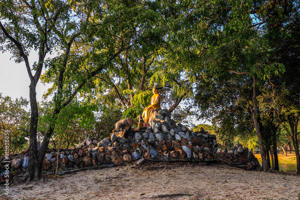A beautiful view of Ayutthaya city in Thailand. A beautiful view of Ayutthaya city in Thailand.