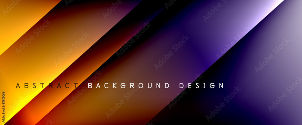 Obraz premium Trendy simple fluid color gradient abstract background with dynamic straight shadow line effect. Vector Illustration For Wallpaper, Banner, Background, Card, Book Illustration, landing page