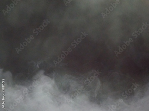 smoke on black background design concept in smoke white and dark 