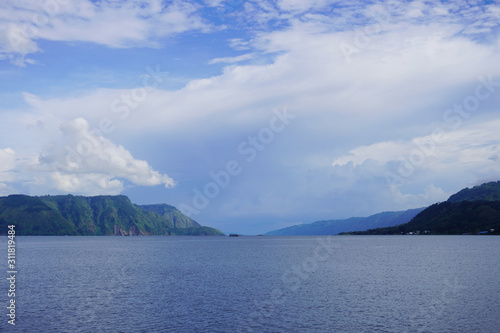 Sunrise time at Lake toba.