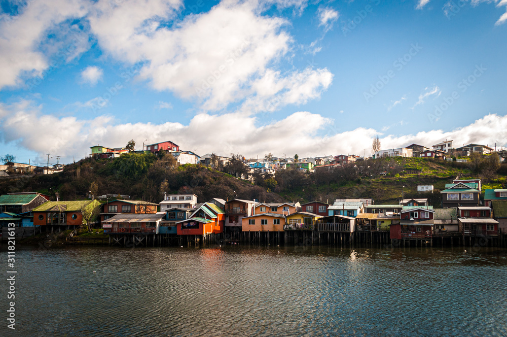 Village over water