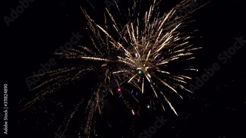 Wallpaper Mural Public fireworks display in English village Torontodigital.ca