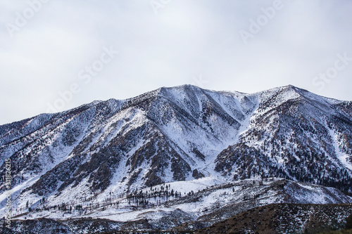 Snowy Mountain Peaks Sierra Nevada © RENE