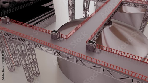 3D model of industrial plant