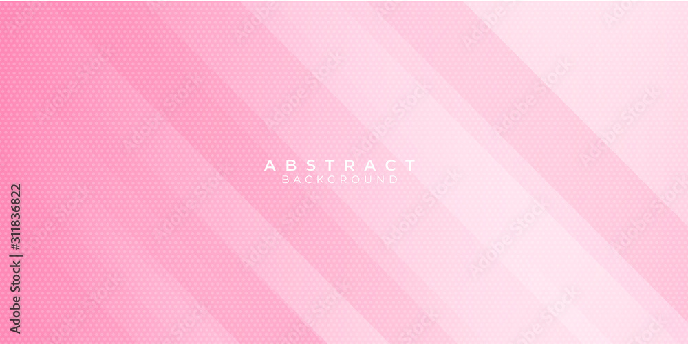 Pink white geometry line arrow abstract background for presentation design