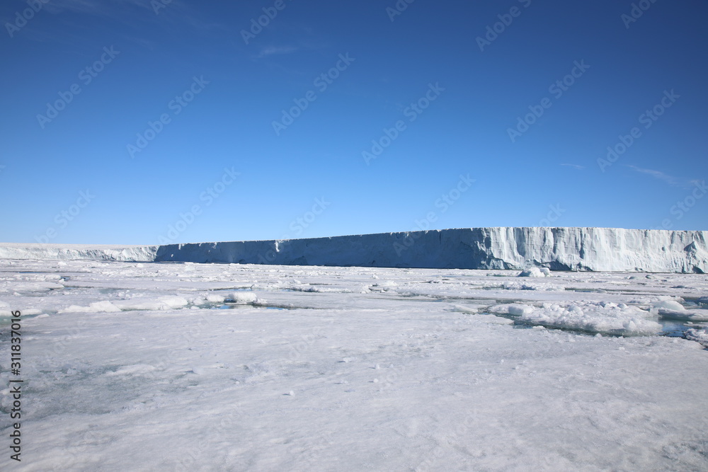 Arctic iceberg around Spitsbergen, Svalbard