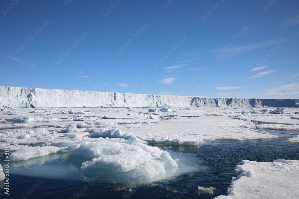 Arctic iceberg around Spitsbergen, Svalbard