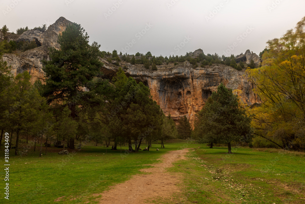 The Lobos River Canyon in the province of Soria