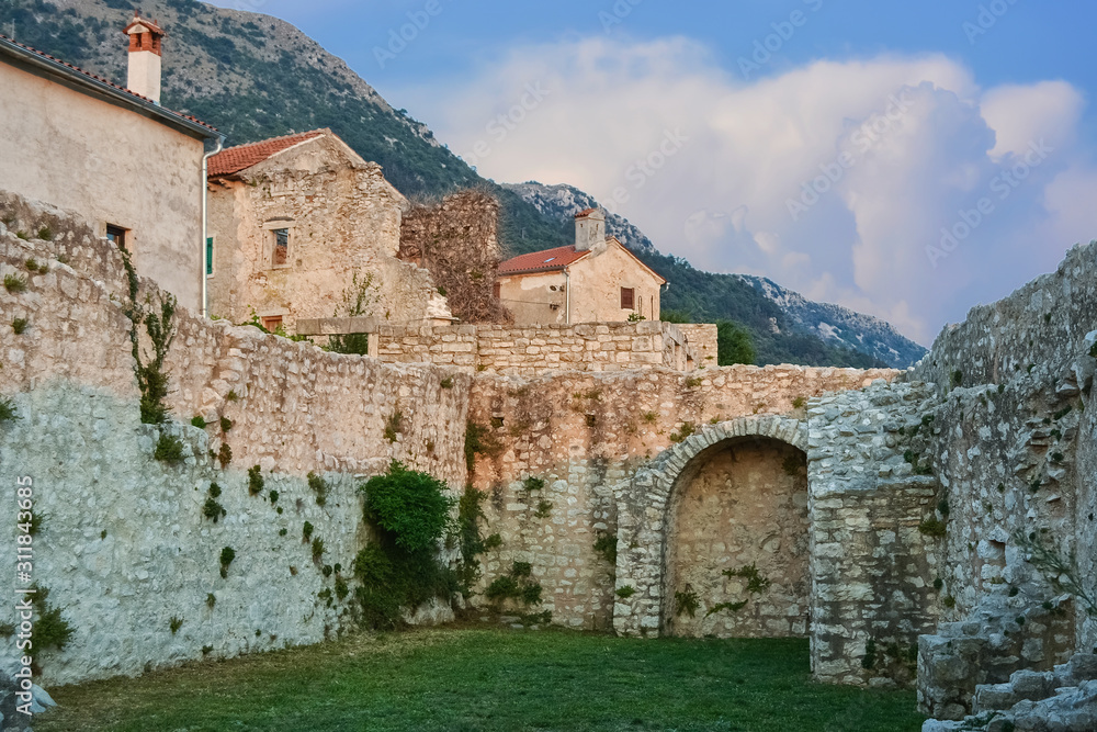 Courtyard of the old fortress.