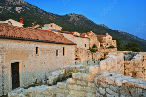 Walls of the old city. photo