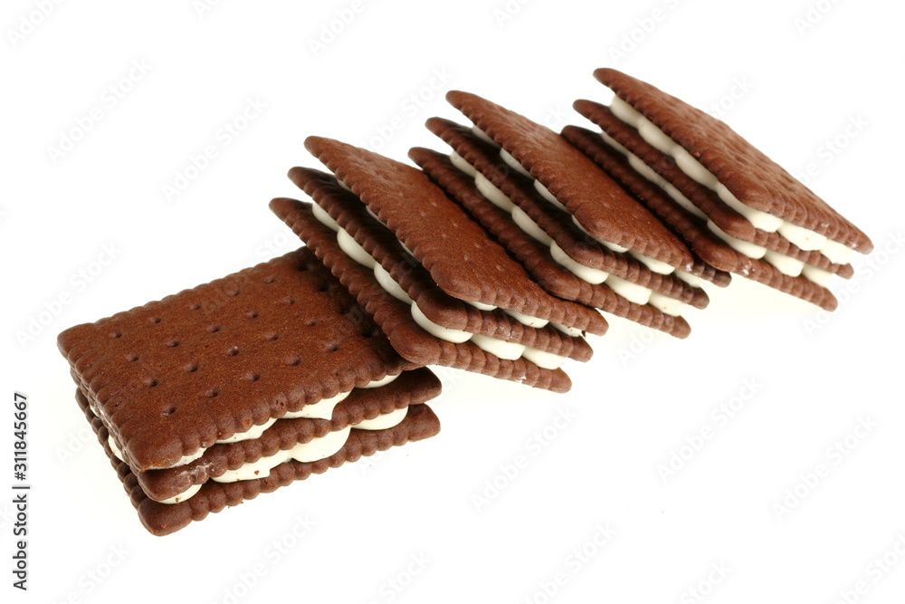Chocolate Cream Cookie Sandwich Chocolate Cream Cookie Sandwich