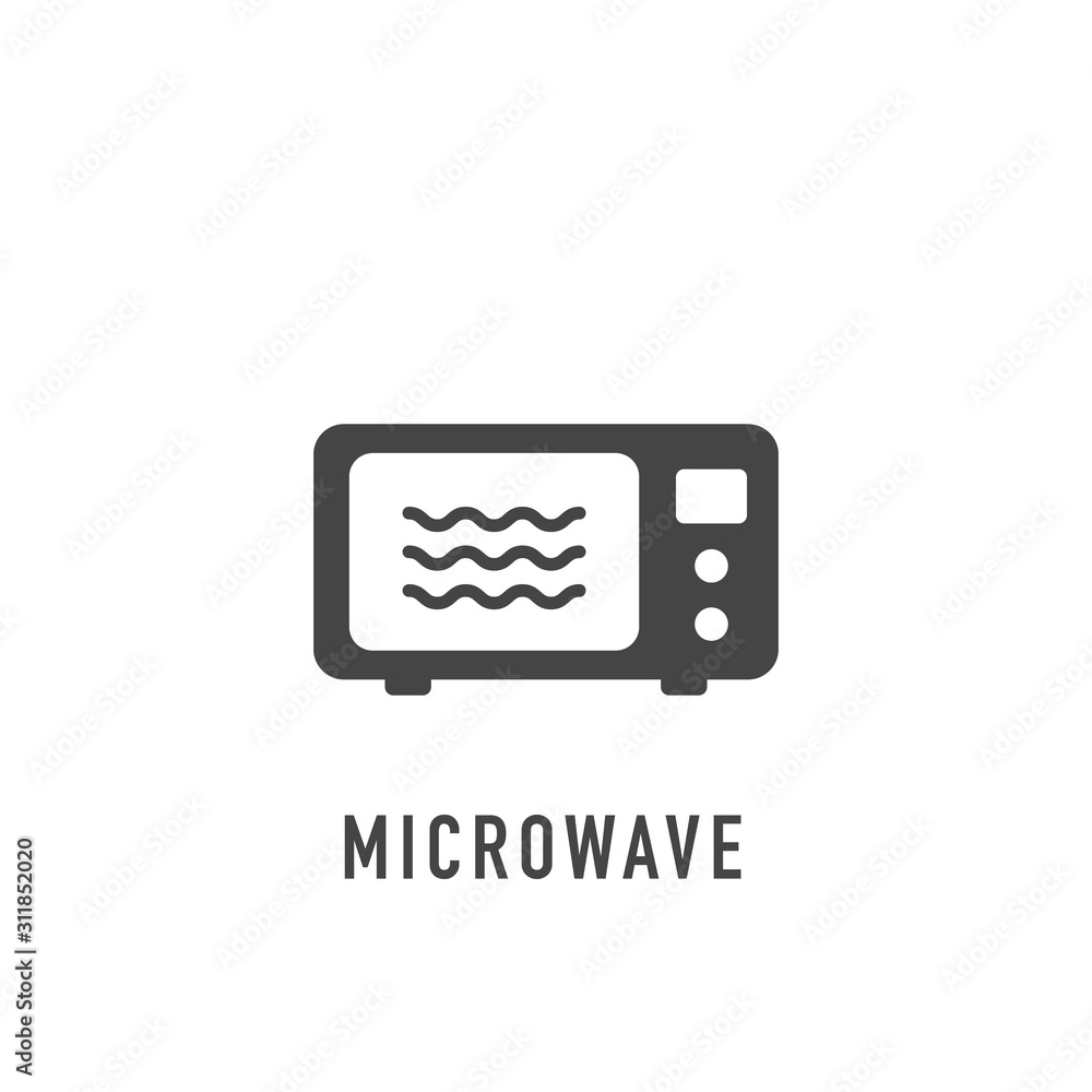 Microwave vector icon Microwave vector icon
