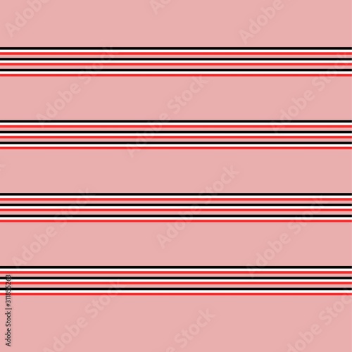 Seamless horizontal Multitrack stripes pattern vector