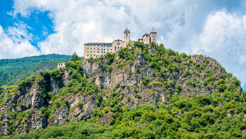 Sabiona Monastery near Chiusa on a summer morning  Province of Bolzano  Trentino Alto Adige  Italy.
