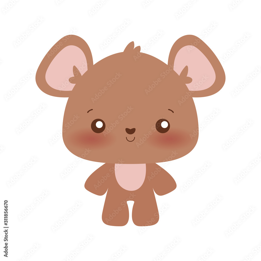 Obraz premium Cute bear cartoon vector design