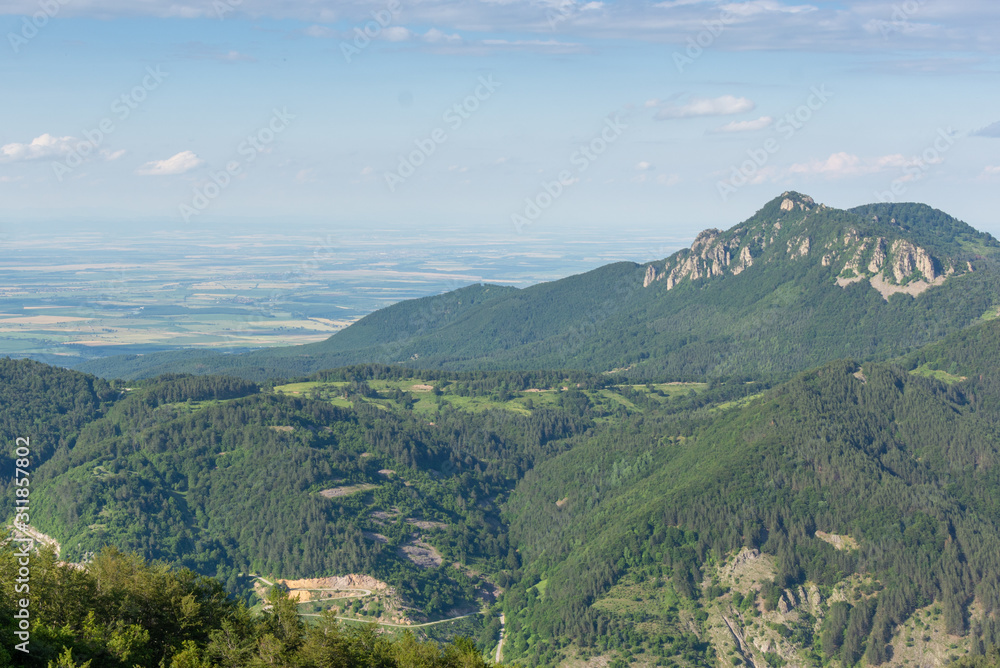 Landscape in the Rodopi mountains 