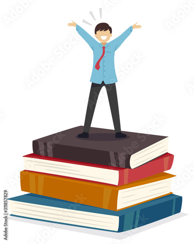 Teen Guy Student Success Bo...