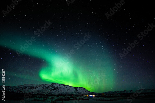 Aurora Borealis Thingvellir Iceland © Sebastian