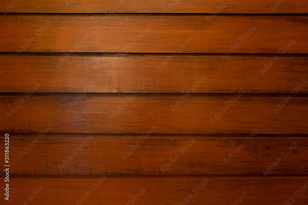 Fototapeta premium Dark brown wood wall background