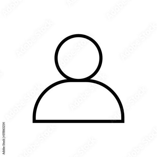 profile - avatar icon vector design template