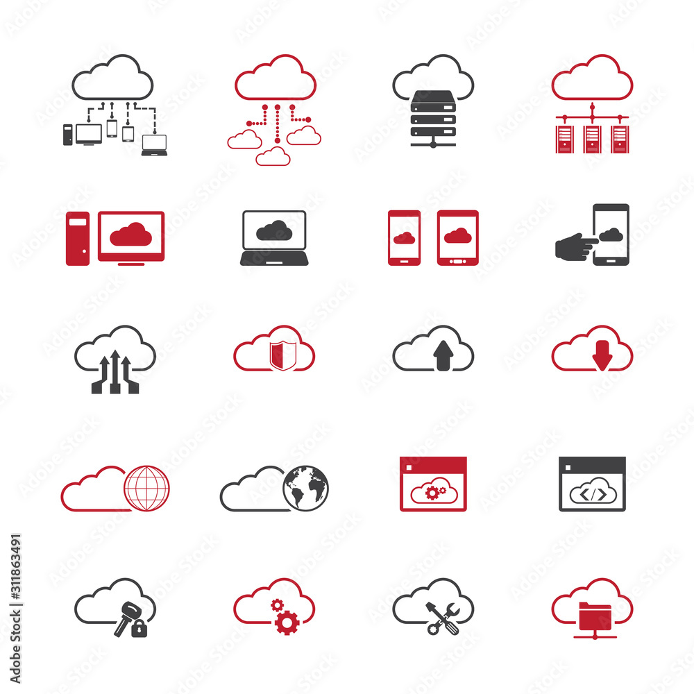 Cloud computing - Devices connected to the Cloud computing - Devices connected to the