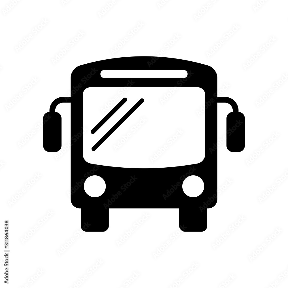 bus - transportation icon vector design template bus - transportation icon vector design template