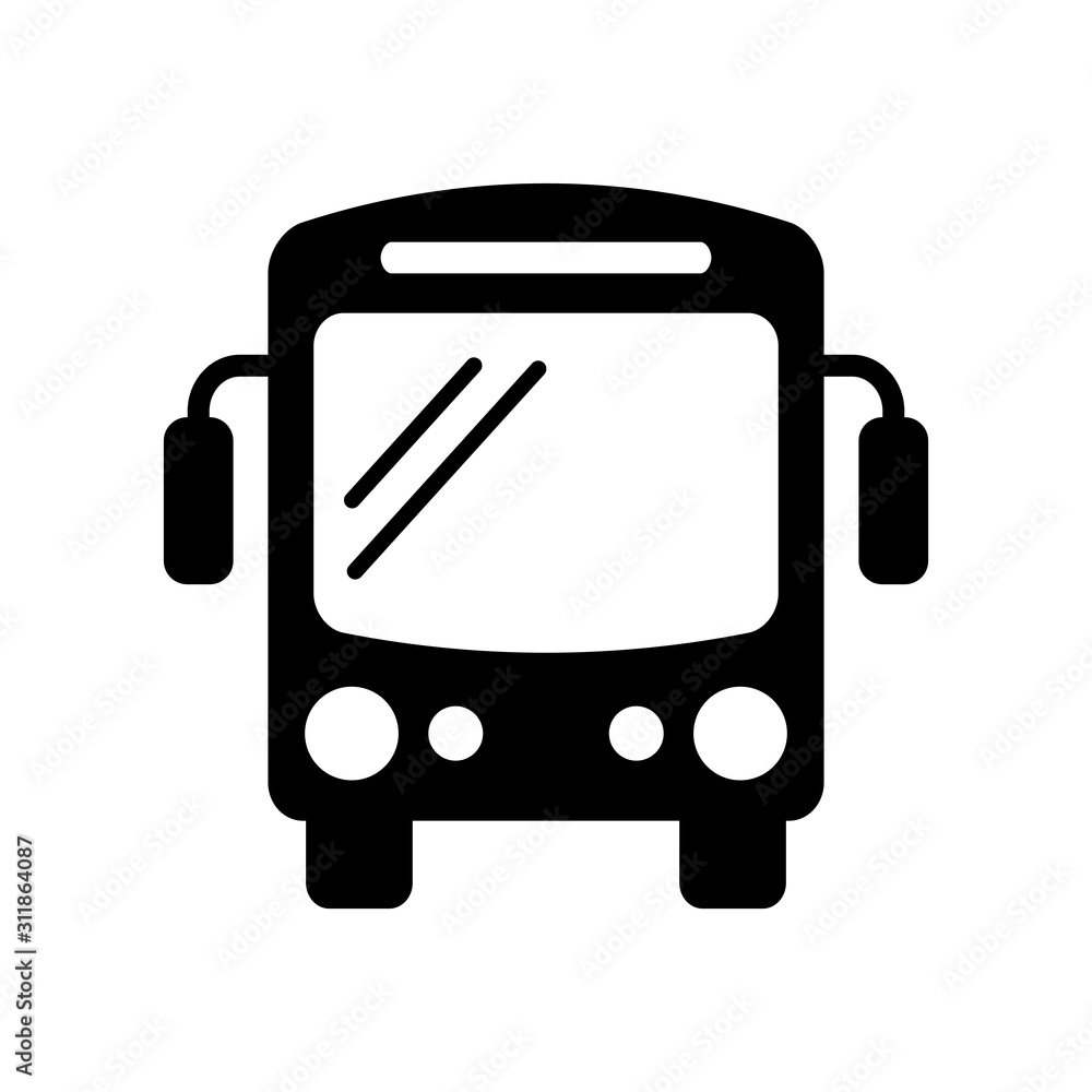 bus - transportation icon vector design template bus - transportation icon vector design template