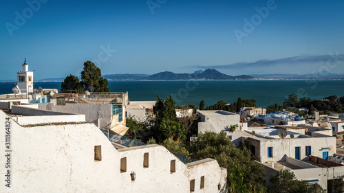 Vue sur mer en Tunisie