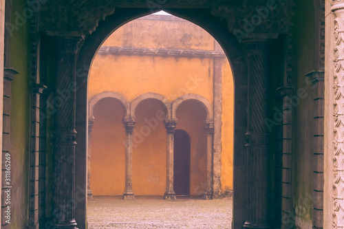 Landscape of the Pena Palace and Its Gardens (Sintra, Portugal)
