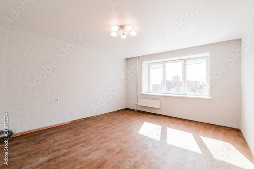 Russia  Moscow- August 05  2019  interior room apartment modern bright cozy atmosphere. general cleaning  home decoration  preparation of house for sale