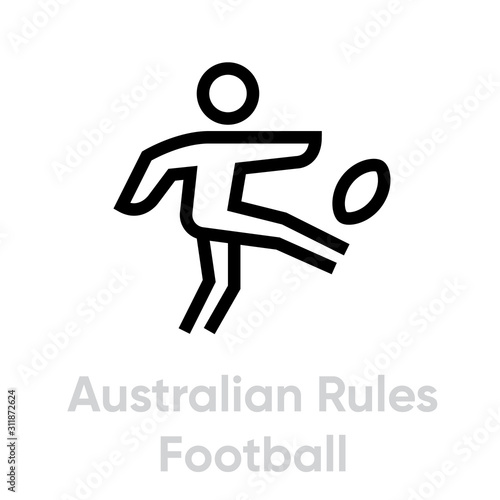 Australian Rules Football sport icons