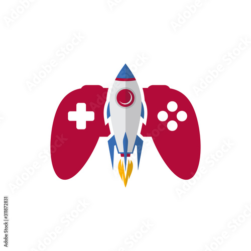 rocket game console turbo speed joystick controller