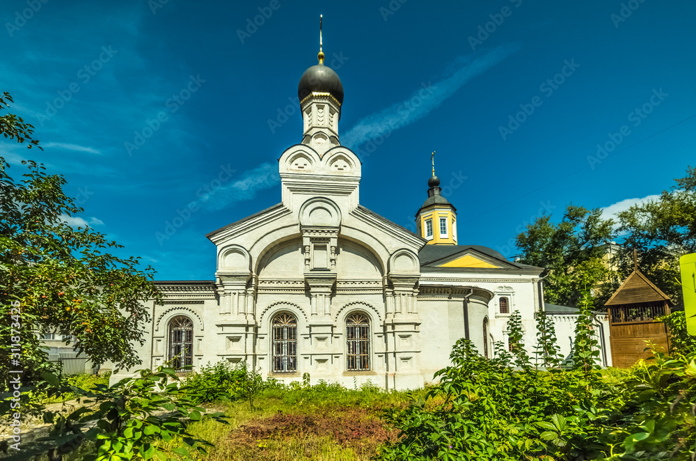 Church of St. Nicholas of Myra in Derbenev.City the Moscow