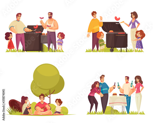 BBQ Flat Compositions Set