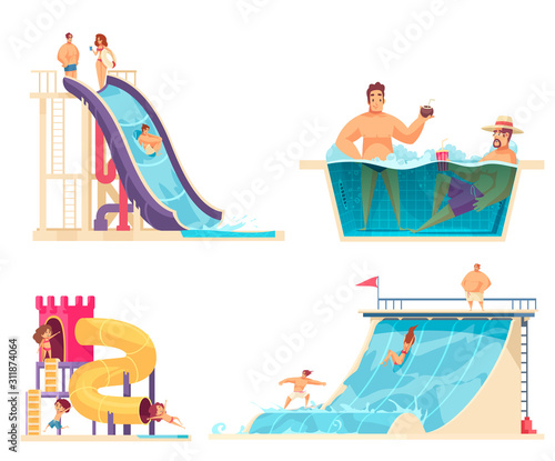 Aqua Park Concept Compositions