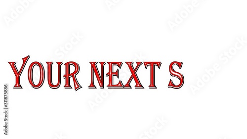Your Next Step, concept words drawing on white board.