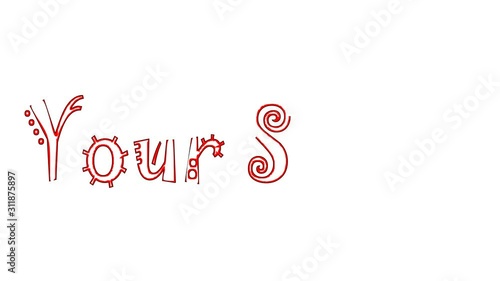 Your Story, concept words drawing on white board.