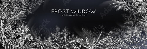 Frost Window Horizontal Poster