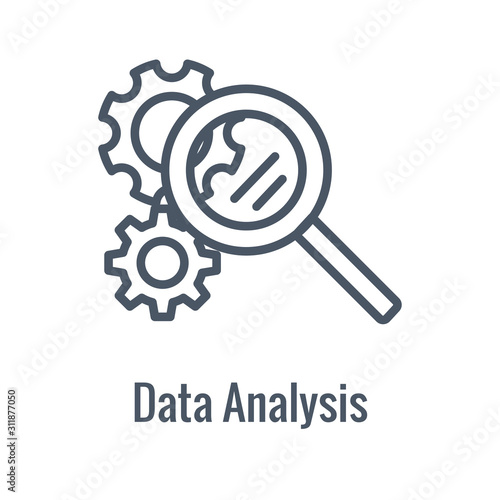 Science and Research Icon with one part of the scientific process