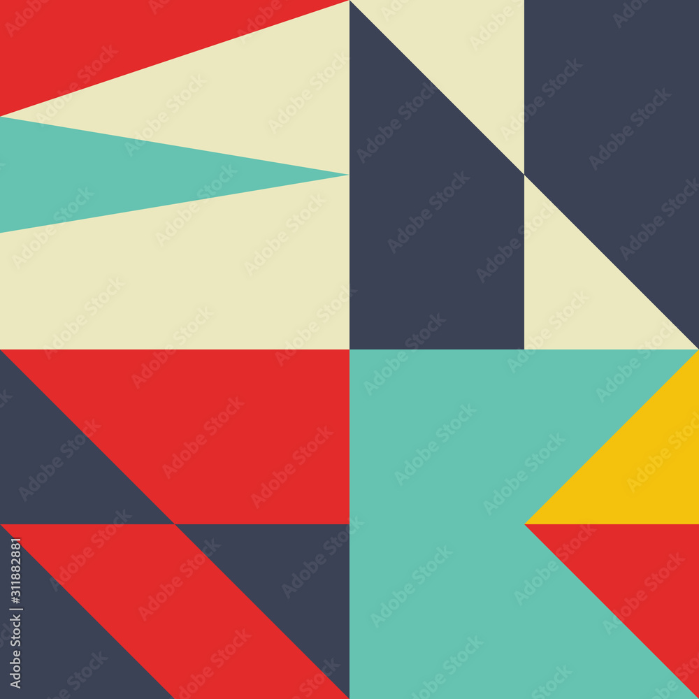 Abstract Square Pattern Design