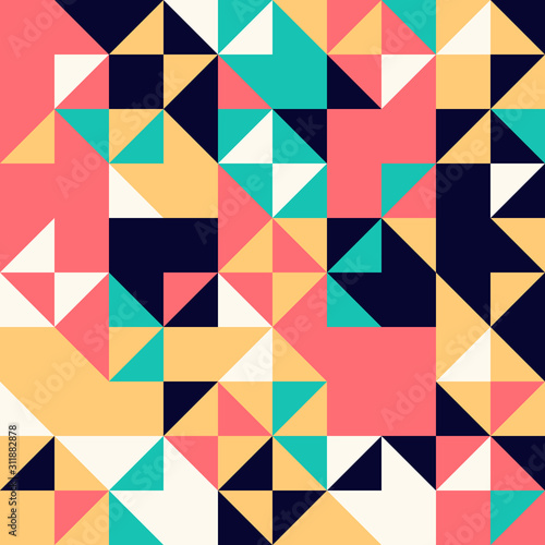 Triangle Abstract Pattern Design