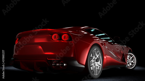 red sports car © gb76