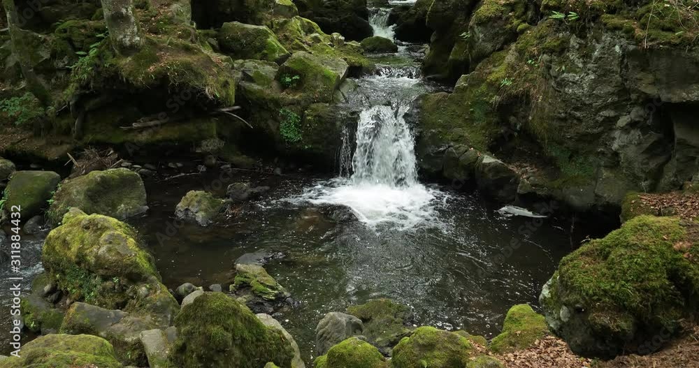 Besse, The Chiloza waterfalls,Puy de Dome, Auvergne, France. Besse, The Chiloza waterfalls,Puy de Dome, Auvergne, France.